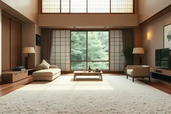 カーペット敷き込み